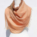 [SCARF] STALL KASANE YAMATO PERSIMMON (PERSIMMON × IRIDESCENT) | GUNNAI TEXTILES| FUJI SAKURA
