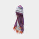 [Scarf] แผงลอย Kasane White Azalea (เงิน×สีม่วง) | สิ่งทอ gunnai | ฟูจิซากุระ