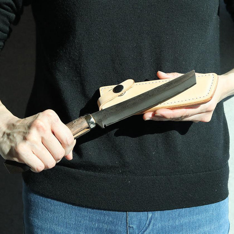 [刀] Takeshi Iwai Custom Knife的Shinkan Camping Machete | Echizen鍛造刀片| Iwai餐具