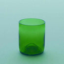 [GLASS] FUNEW CUP L GREEN | EDO CUT GLASS