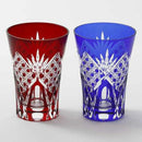 [GLASS] STAR ANISE TUMBLER PAIR | EDO CUT GLASS