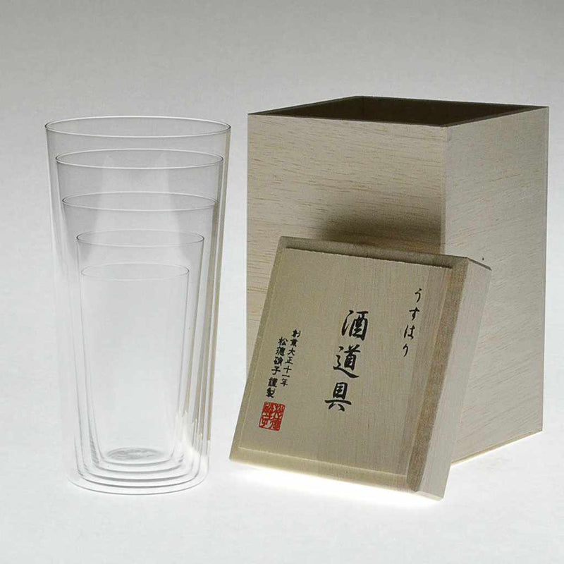 [玻璃] 輕酒工具在 A 木盒中 | 江多玻璃