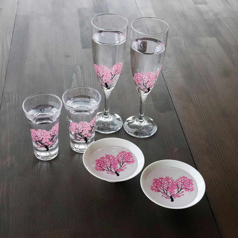 [CHAMPAGNE GLASS] SAKURA MAGIC 2 PIECES | MARUMO TAKAGI