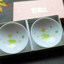 [SAKE CUP] AUTUMN LEAVES MAGIC 2 PIECES | MINO WARES | MARUMO TAKAGI