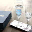 [CHAMPAGNE GLASS] SNOWFLAKE MAGIC 2 PIECES | MARUMO TAKAGI