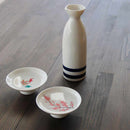 [SAKE CUP] SAKURA & AUTUMN LEAVES MAGIC (WHITE) 2 PIECES | MINO WARES | MARUMO TAKAGI
