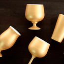 [CUP] GOLD WINE PORCELAIN GLASS (SHORT) | MINO WARES | MARUMO TAKAGI