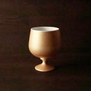 [CUP] GOLD WINE PORCELAIN GLASS (SHORT) | MINO WARES | MARUMO TAKAGI