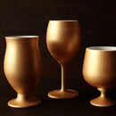 [CUP] GOLD WINE PORCELAIN GLASS (SLIM) | MINO WARES | MARUMO TAKAGI