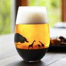 [GLASS] SUNSET IN SAVANNAH GIRAFFE | SHUN JAPAN | MARUMO TAKAGI