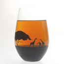 [GLASS] SUNSET IN SAVANNAH GIRAFFE | SHUN JAPAN | MARUMO TAKAGI