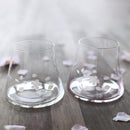 [GLASS] CHERRY BLOSSOMS & MT FUJI (1 PIECE) CLEAR | COLOR & DESIGN CHANGE | MARUMO TAKAGI