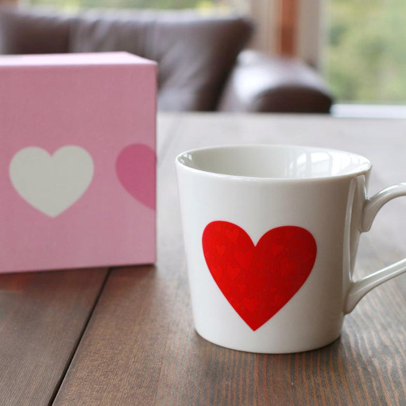 [MUG (CUP)] HEART MUG CUP | COLOR & DESIGN CHANGE | MINO WARES | MARUMO TAKAGI