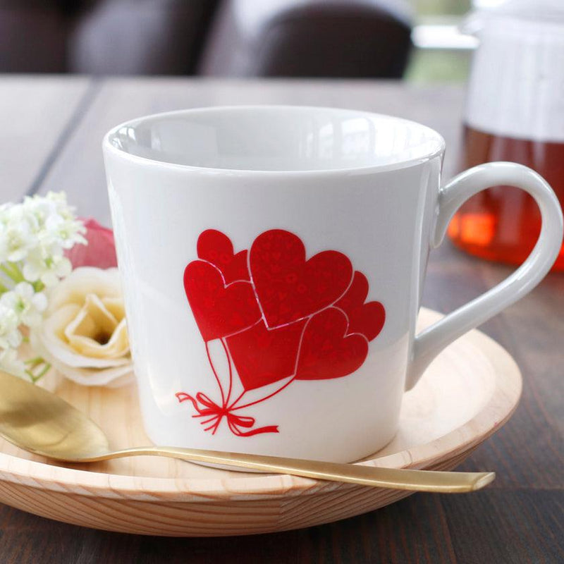 [MUG (CUP)] HEART BOUQUET MUG CUP | COLOR & DESIGN CHANGE | MINO WARES | MARUMO TAKAGI