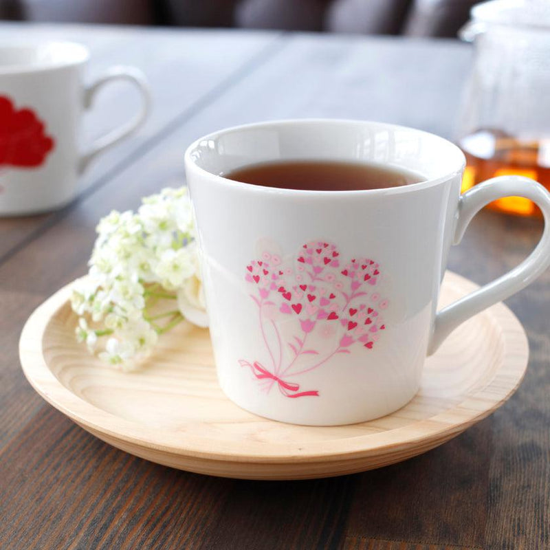 [MUG (CUP)] HEART BOUQUET MUG CUP | COLOR & DESIGN CHANGE | MINO WARES | MARUMO TAKAGI