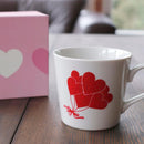 [MUG (CUP)] HEART BOUQUET MUG CUP | COLOR & DESIGN CHANGE | MINO WARES | MARUMO TAKAGI