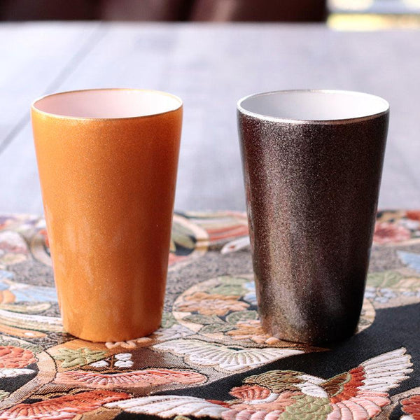 [清酒杯]一對杯子|漆的蛋陶瓷| Mino商品