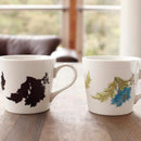 [MUG (CUP)] BOTANICAL (BLUE FLOWER) MUG CUP | COLOR & DESIGN CHANGE | MINO WARES | MARUMO TAKAGI