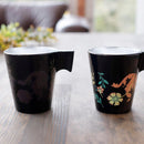 [MUG (CUP)] BOTANICAL (BLACK) CUP & SAUCER  | COLOR & DESIGN CHANGE | MARUMO TAKAGI