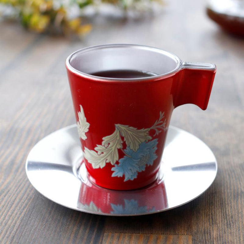 [MUG (CUP)] BOTANICAL (RED) CUP & SAUCER  | COLOR & DESIGN CHANGE | MARUMO TAKAGI