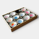 [SAKE CUP] 12 PIECES SET SHUN JAPAN JAPANESE TRADITION MAGIC | MINO WARES | MARUMO TAKAGI
