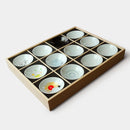 [SAKE CUP] 12 PIECES SET SHUN JAPAN JAPANESE TRADITION MAGIC | MINO WARES | MARUMO TAKAGI