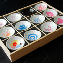 [SAKE CUP] 12 PIECES SET SHUN JAPAN JAPANESE TRADITION MAGIC | MINO WARES | MARUMO TAKAGI