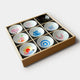 [Sake Cup] 9 Piece Set Shun Japan Japanes Tradition Magic | Mino Wares | Marumo Takagi