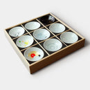 [SAKE CUP] 9 PIECES SET SHUN JAPAN JAPANESE TRADITION MAGIC | MINO WARES | MARUMO TAKAGI