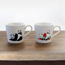 [MUG (CUP)] PANDA PARENT & CHILD | COLOR & DESIGN CHANGE | MINO WARES | MARUMO TAKAGI