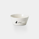 [BOWL] CAT 13 CM LUMINOUS BOWL (WHITE) | MINO WARES | MARUMO TAKAGI