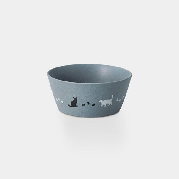 [碗]貓13厘米發光碗（啞光淺灰色）| Mino Wares |馬魯莫·高吉（Marumo Takagi）