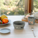 [BOWL] CAT 13 CM LUMINOUS BOWL (MATTE LIGHT GRAY) | MINO WARES | MARUMO TAKAGI