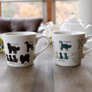 [MUG (CUP)] RELAXED DOGS (3) DALMATIANS, ETC. | MINO WARES | MARUMO TAKAGI
