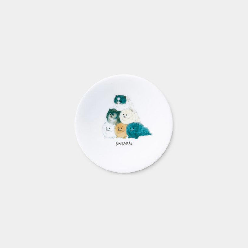 [SMALL DISH (PLATE)] RELAXED DOGS SET OF 5 | MINO WARES | MARUMO TAKAGI