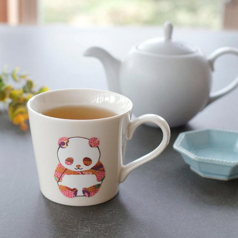 [MUG (CUP)] PANDA (WHITE) | COLOR & DESIGN CHANGE | MINO WARES | MARUMO TAKAGI