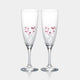 [แชมเปญแก้ว] Kyun Heart Pair Set | การเปลี่ยนแปลงสีและการออกแบบ Marumo Takagi