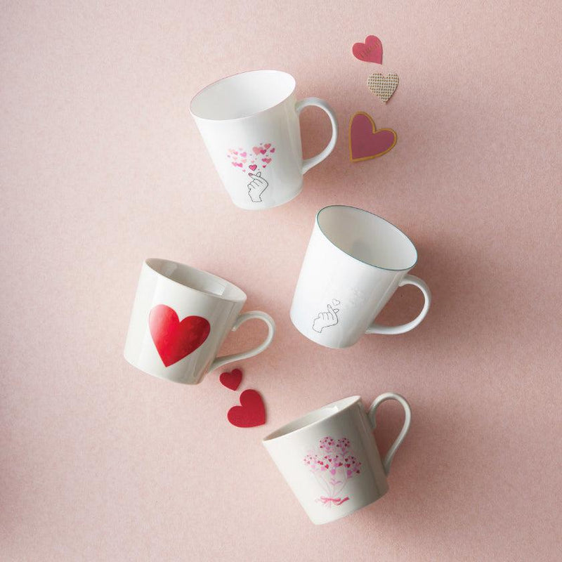 [MUG (CUP)] MUG TO KYUN HEART BLUE | COLOR & DESIGN CHANGE | MINO WARES | MARUMO TAKAGI