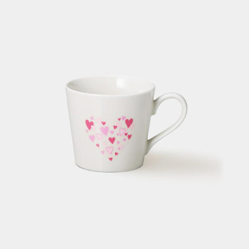 [MUG (CUP)] WRAPPED IN HEART (WHITE) | COLOR & DESIGN CHANGE | MINO WARES | MARUMO TAKAGI