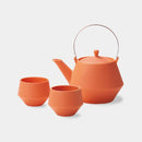 [TEA POT & CUPS SET] ORANGE | MINO WARES | MARUMO TAKAGI