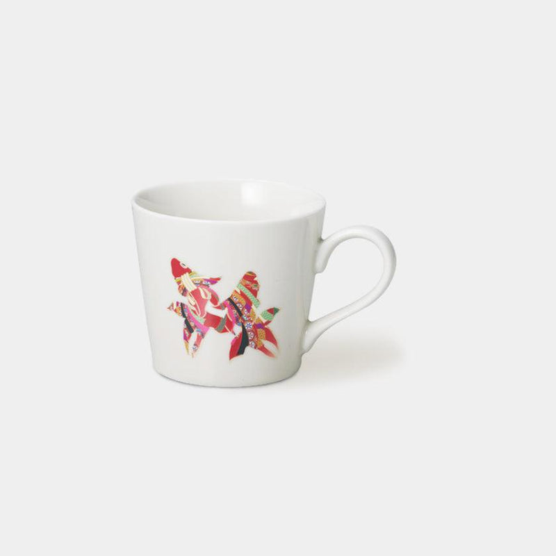 [MUG (CUP)] GOLDFISH (WHITE) | COLOR & DESIGN CHANGE | MINO WARES | MARUMO TAKAGI