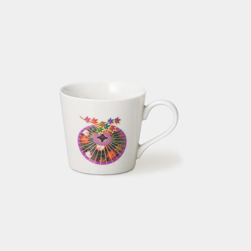 [MUG (CUP)] JAPANESE UMBRELLA (WHITE) | COLOR & DESIGN CHANGE | MINO WARES | MARUMO TAKAGI