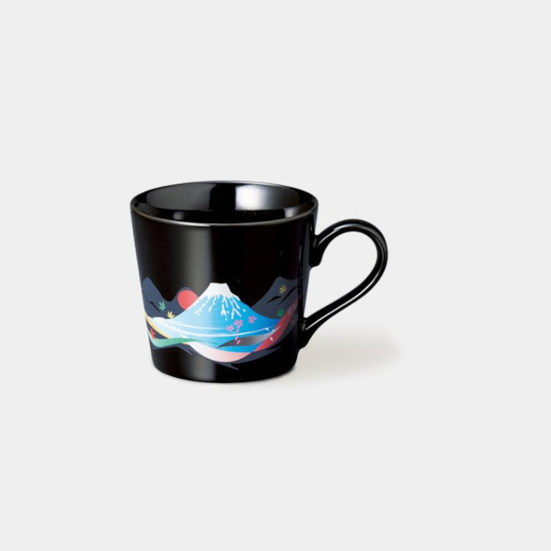 [MUG (CUP)] MT. FUJI (BLACK) | COLOR & DESIGN CHANGE | MINO WARES | MARUMO TAKAGI