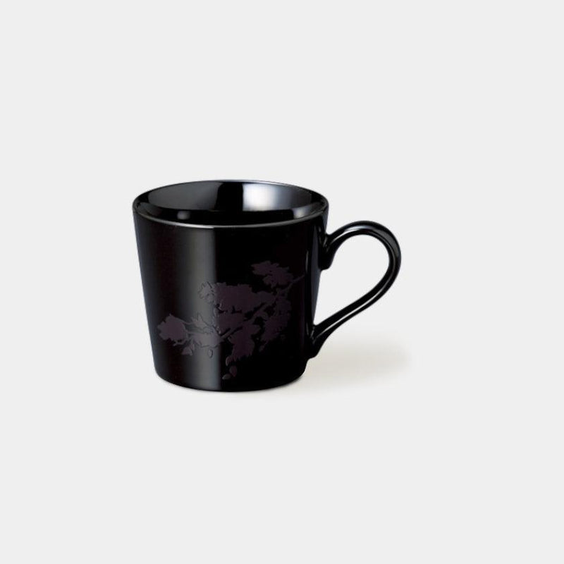 [MUG (CUP)] CHERRY BLOSSOMS (BLACK) | COLOR & DESIGN CHANGE | MINO WARES | MARUMO TAKAGI