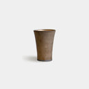 [SAKE CUP] MT FUJI CAN BE SEEN! BRONZE (TALL TYPE) | MINO WARES | MARUMO TAKAGI