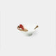 [Sake Cup] Gold Kingko สีแดง | Mino Wares | Marumo Takagi