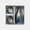 [SAKE BOTTLE & CUP SET] COMPASSIONATE EYES (3 PIECES) | MINO WARES | MARUMO TAKAGI