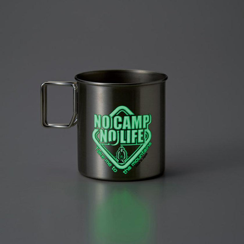 [MUG (CUP)] SHINY LOGO (NO CAMP NO LIFE) STAINLESS | MARUMO TAKAGI