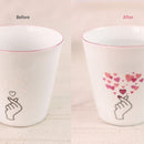 [FREE CUP] COLOR & DESIGN CHANGE HEART (1 PIECE) | MINO WARES | MARUMO TAKAGI