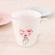 [แก้ว (ถ้วย)] การเปลี่ยนสีและการออกแบบหัวใจ (1 ชิ้น) | Mino Wares | Marumo Takagi